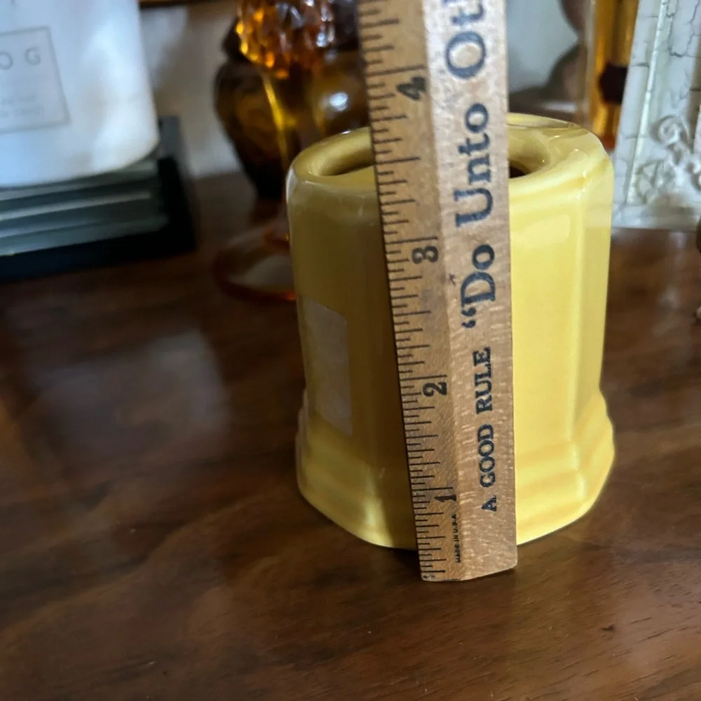 Vintage Pfaltzgraff Yellow Toothbrush Holder